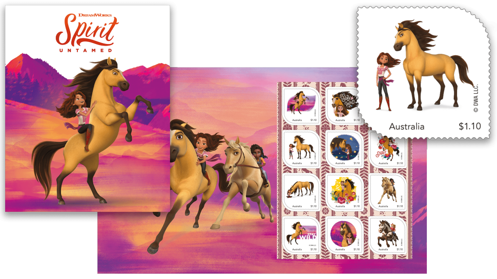 Spirit Untamed stamp pack