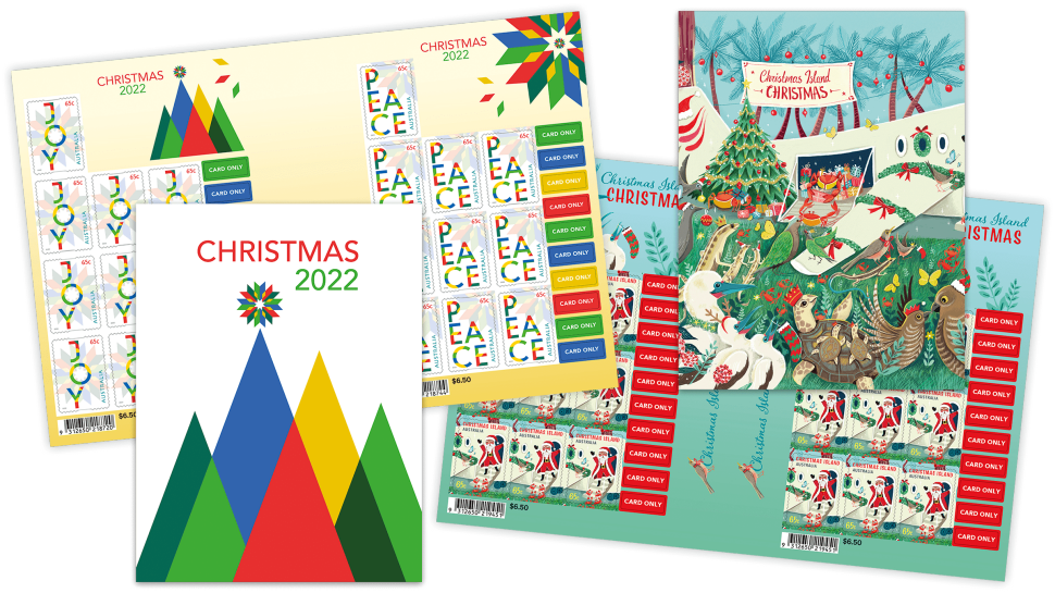 Christmas 2022 embellished sheetlet packs