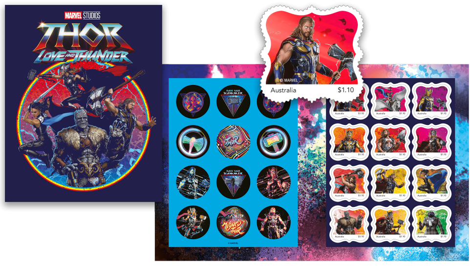 Thor: Love and Thunder stamp pack