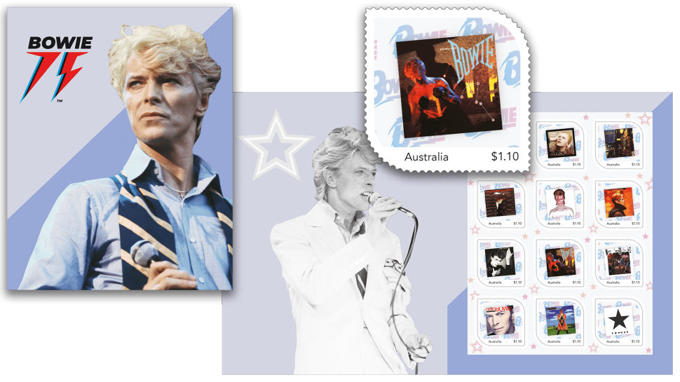 Bowie 75 Stamp Pack