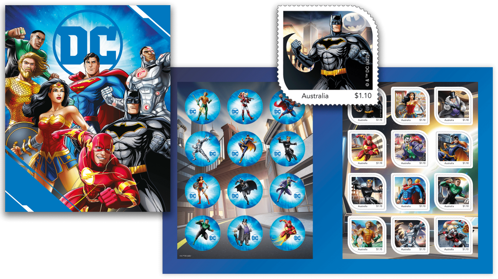 DC Comics stamp pack