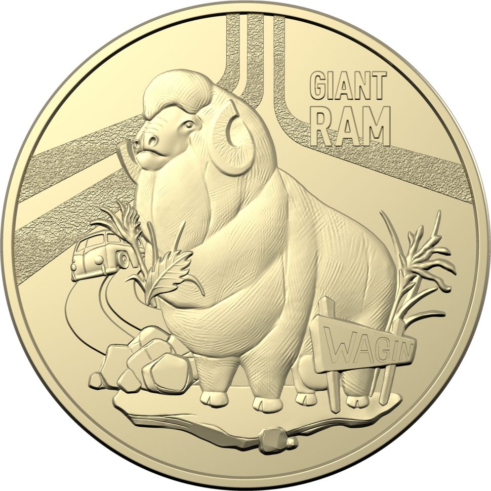 Big Ram $1 uncirculated coin