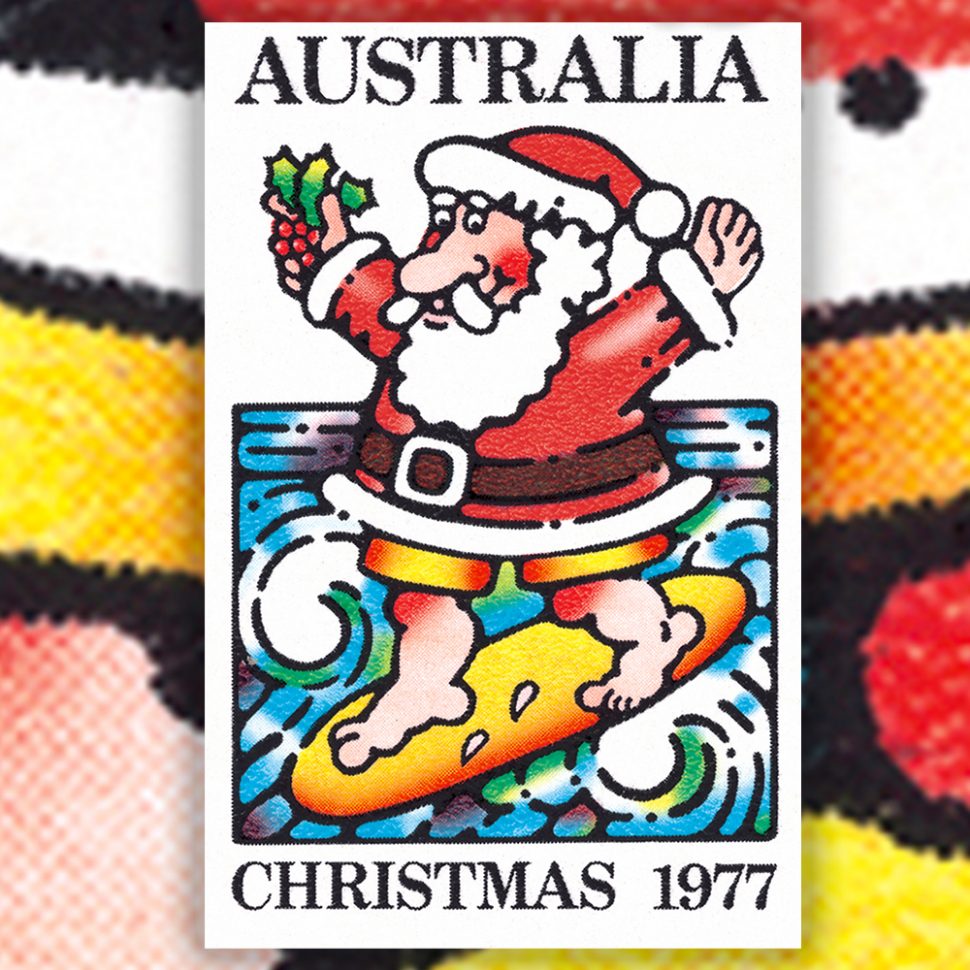 Surfing Santa – the iconic, but controversial, Christmas stamp of 1977