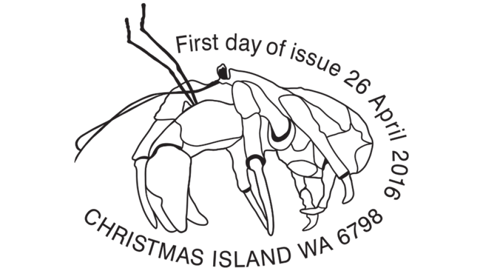 Christmas Island: Robber Crabs postmarks