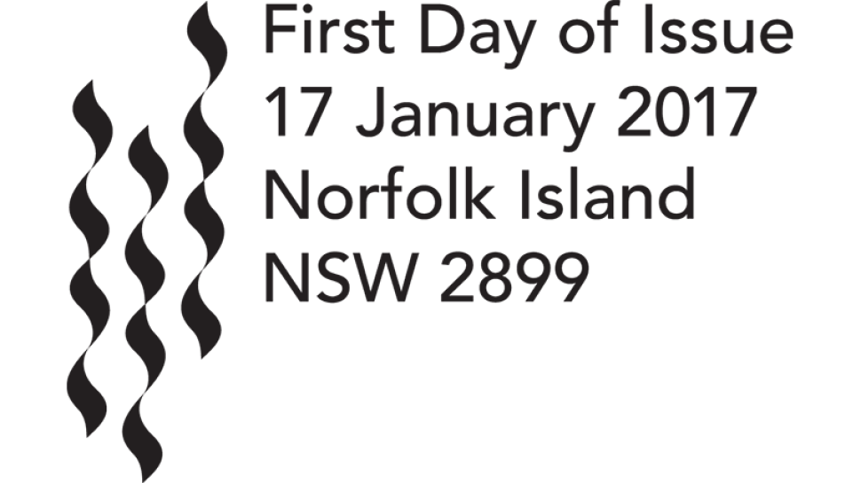 Norfolk Island Waterfalls postmark