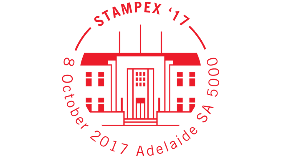 Adelaide Stampex stamp show 2017 postmark day 3
