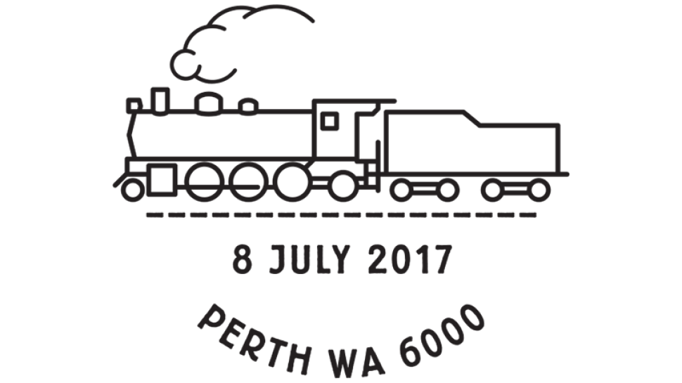 Perth Stamp & Coin Show postmark for 8 July 2017 only