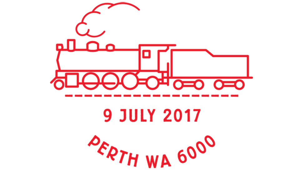 Perth Stamp & Coin Show postmark for 9 July 2017 only