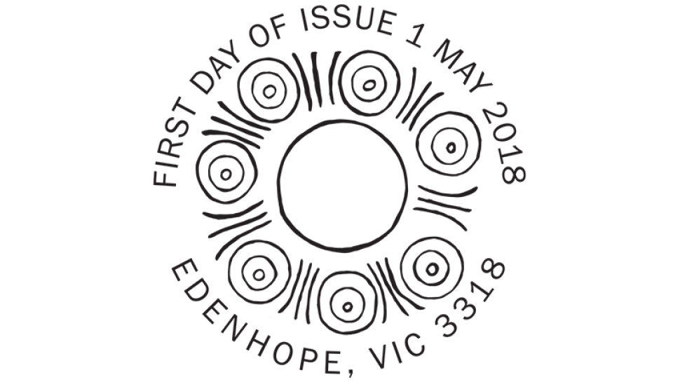 First Cricket Tour: 150 Years postmark
