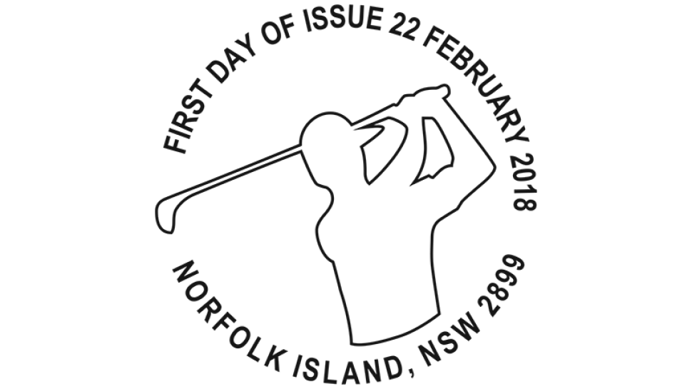 Norfolk Island Golf postmark