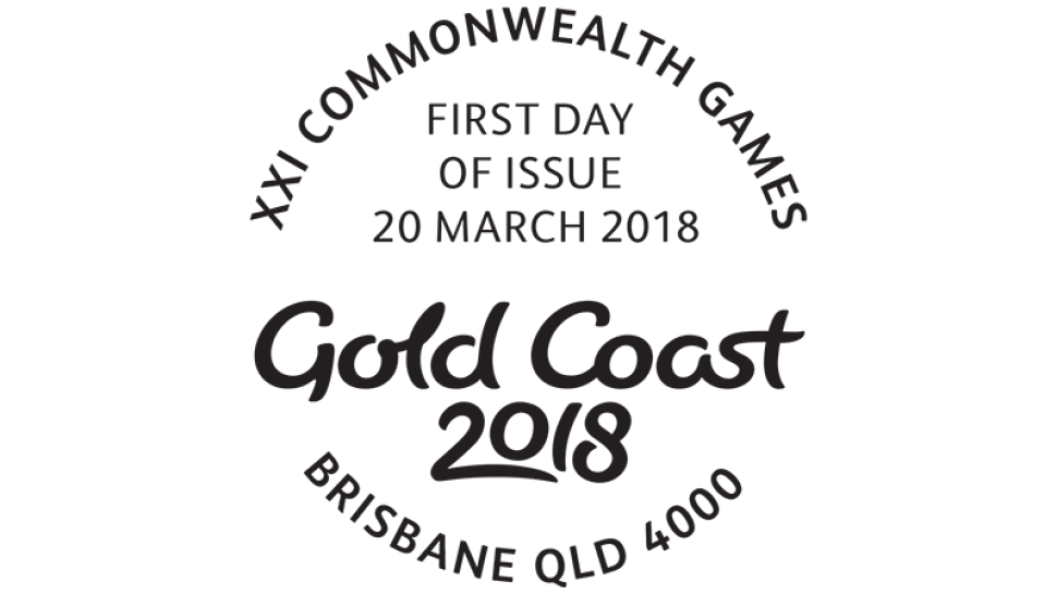 Gold Coast 2018 Commonwealth Games postmark