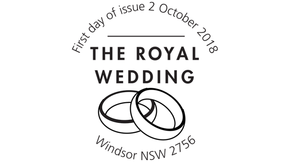 The Roayl Wedding postmark