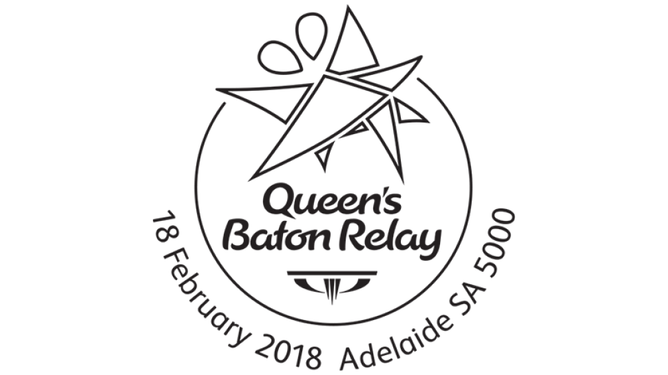 Queen’s Baton Relay, 18 February 2018, Adelaide SA 5000 postmark