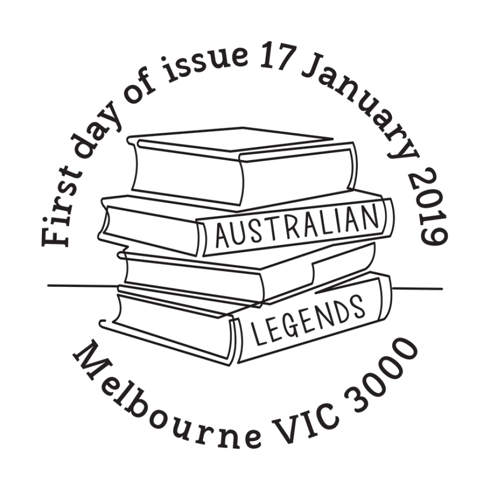 Australian Legends 2019 postmark