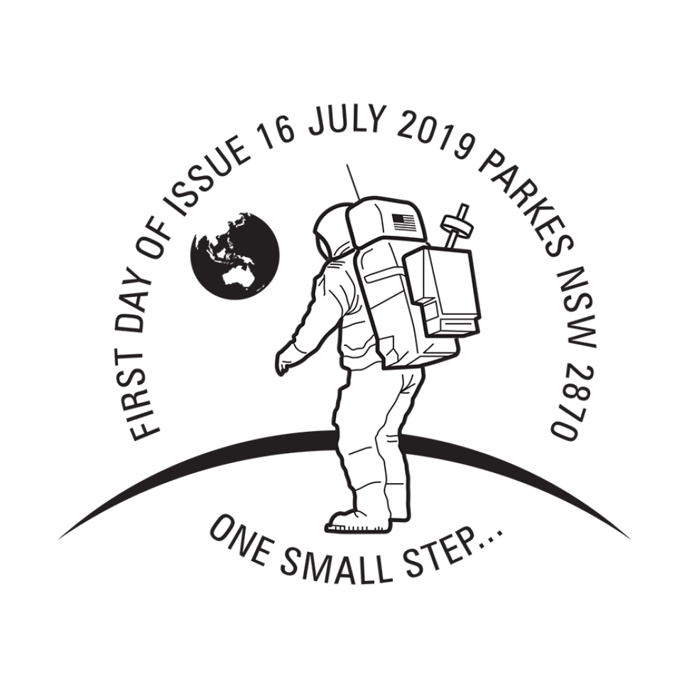 Moon Landing: 50 Years postmark