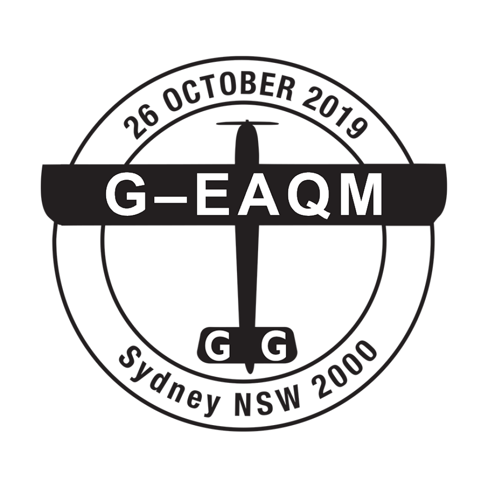 Sydney ANDA Money Expo 2019 G-EAQM postmark