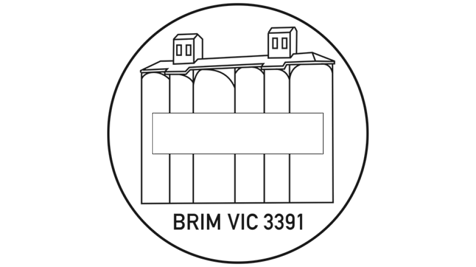 Brim VIC 3391 postmark