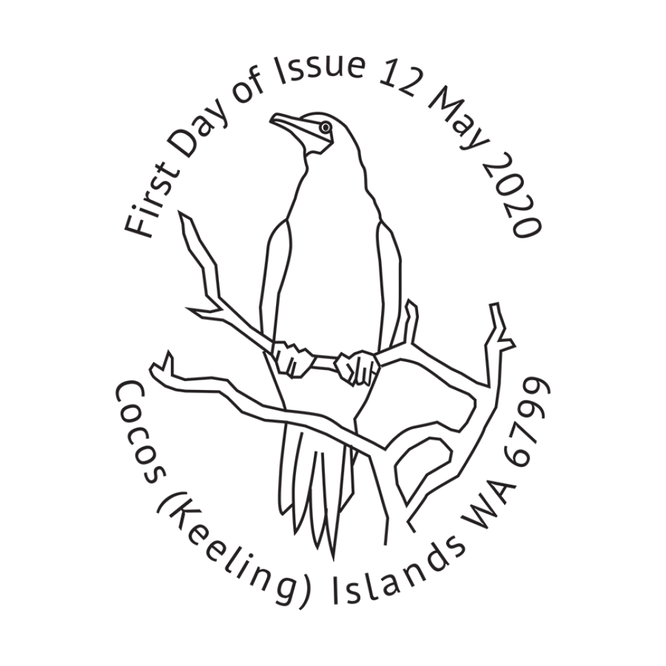 Cocos (Keeling) Islands: Booby Birds postmark