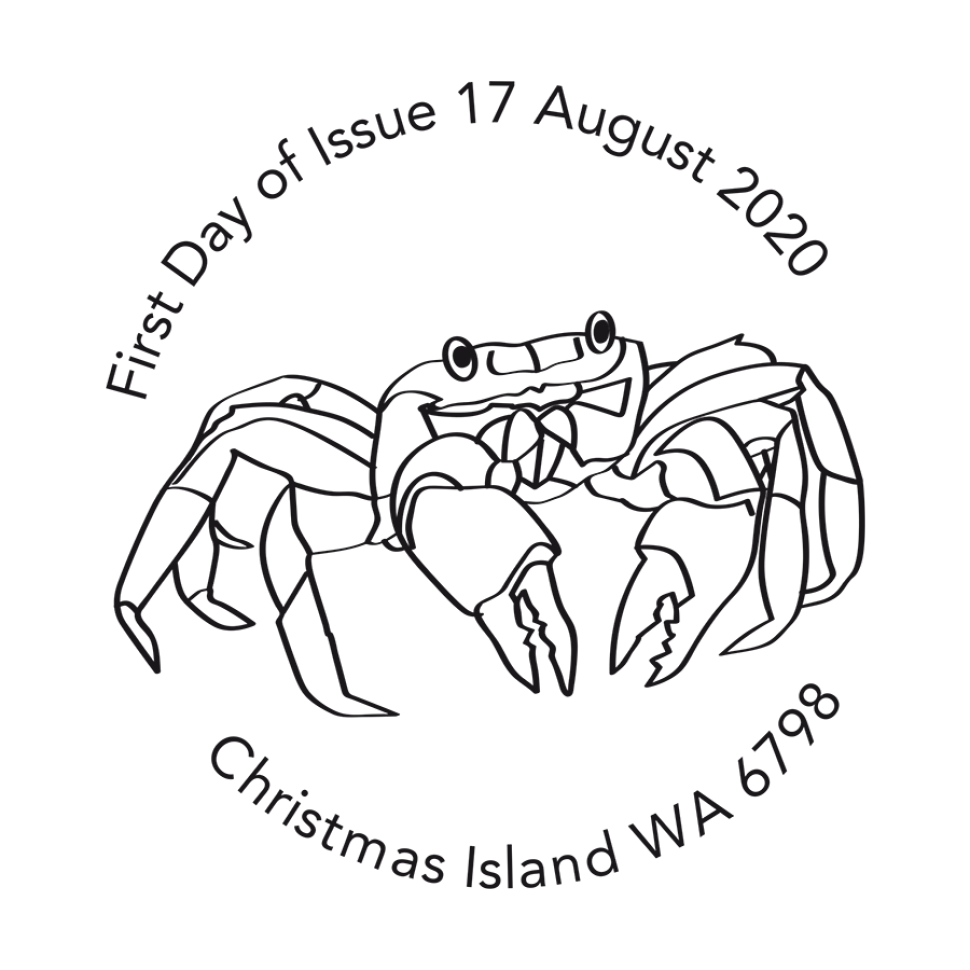 Christmas Island Crabs postmark