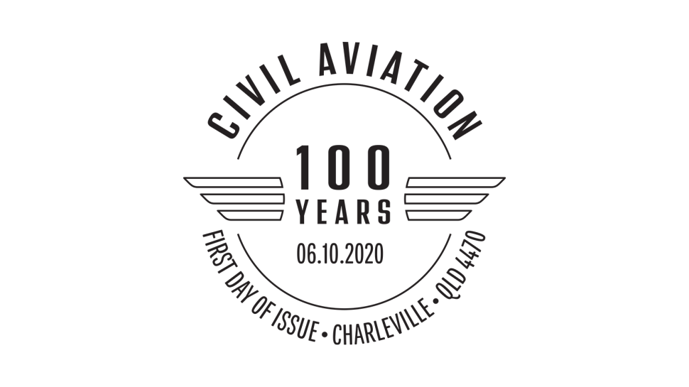 Civil Aviation: 100 Years postmark