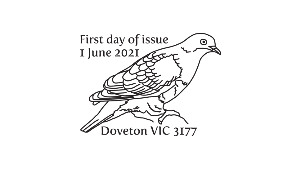 Doves and Pigeons postmark