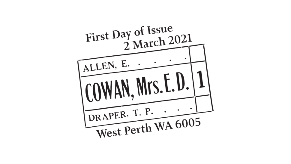 Edith Cowan: First Woman in Parliament postmark