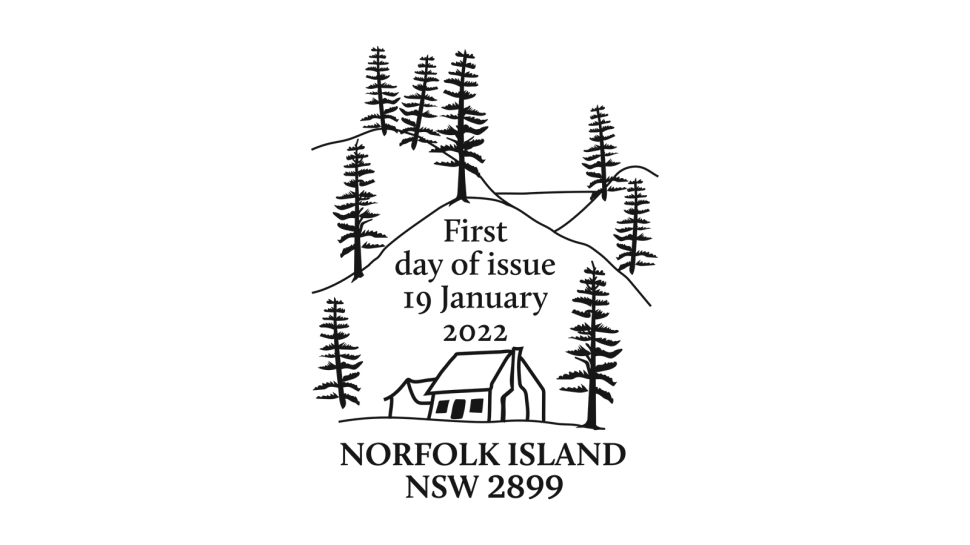 Norfolk Island: Historical Views postmark