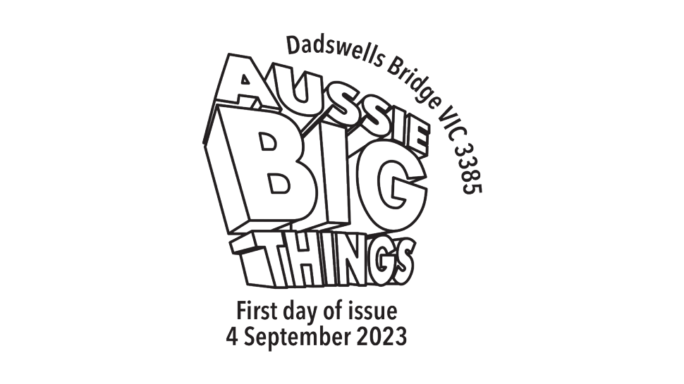 2023 Aussie Big Things postmark