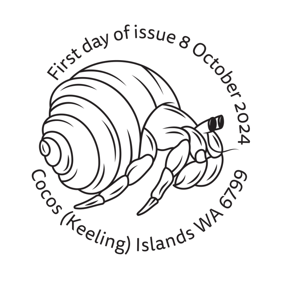 First Day of Issue 8 October 2024 Cocos (Keeling) Islands WA 6799