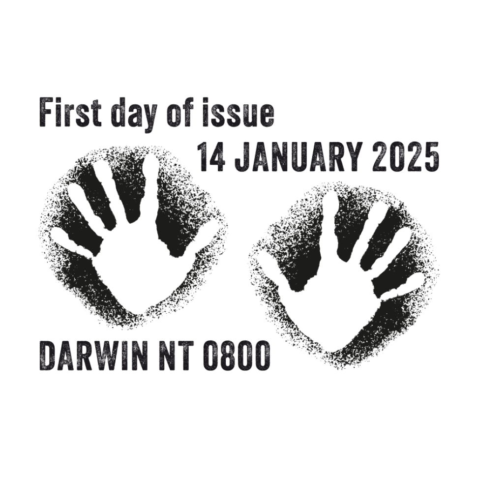 First Day of Issue 14 January 2025. Darwin NT 0800.