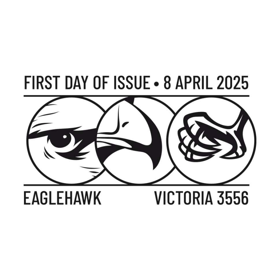 First Day of Issue 8 April 2025. Victoria 3556