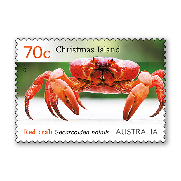 Christmas Island: Red Crab Migration - Australia Post