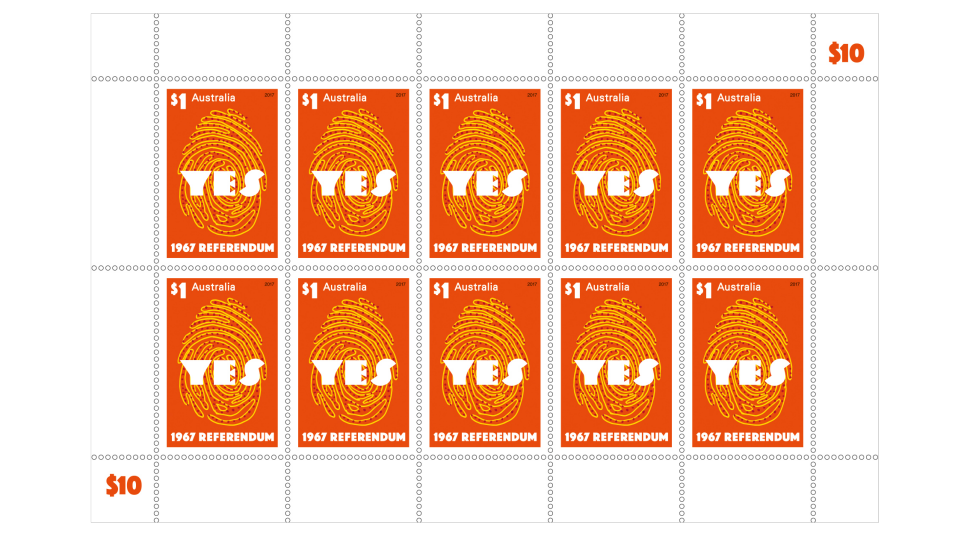 1967 Referendum sheetlet of 10