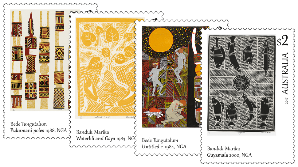 Art of the North set of stamps