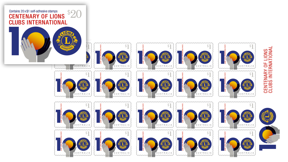 Centenary of Lions Clubs International booklet of 20