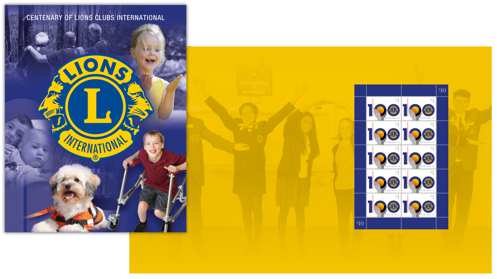 Centenary of Lions Clubs International sheetlet pack