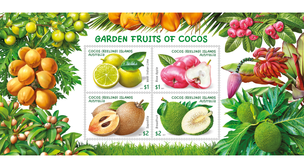 Garden Fruits of Cocos minisheet