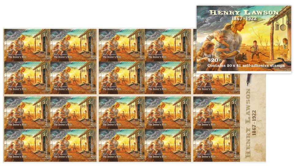 Henry Lawson: 1867-1922 booklet of 20