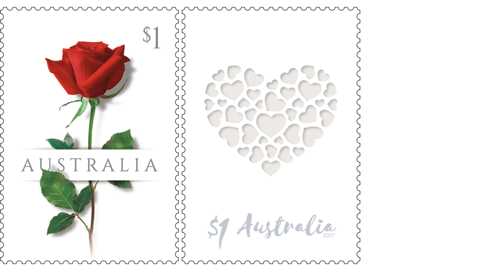 Love 2017 stamps