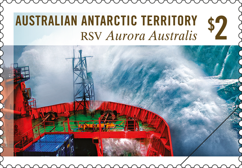 $2 RSV Aurora Australis in high seas