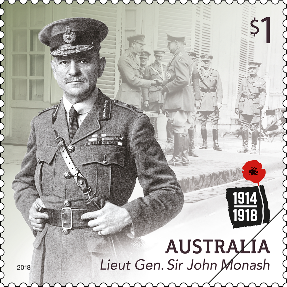 $1 stamp - Sir John Monash