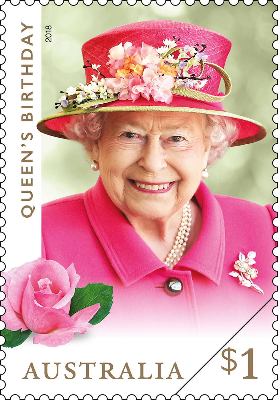 $3 Queen Elizabeth II on Commonwealth Day