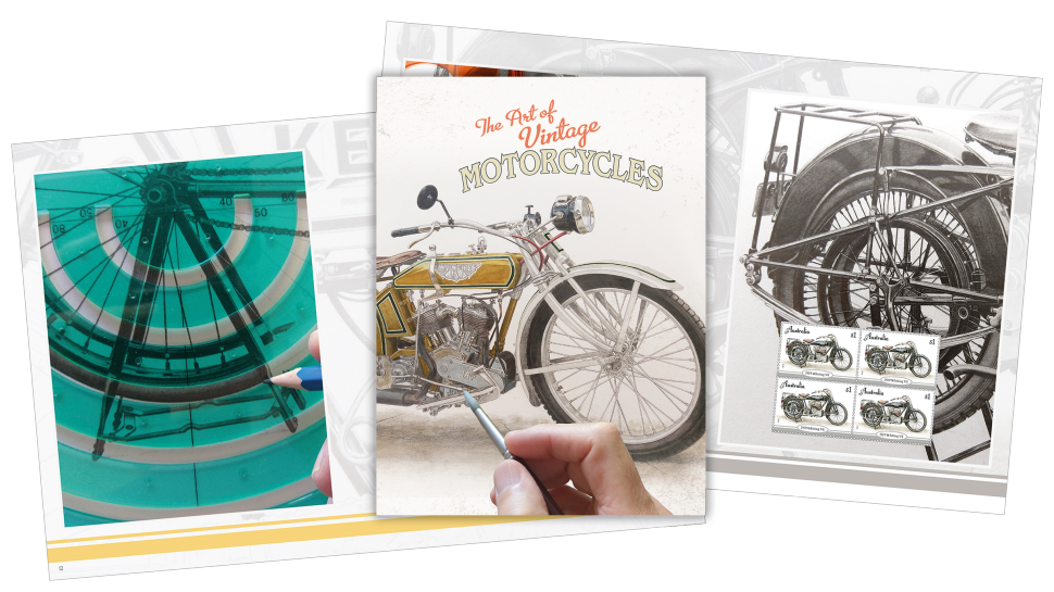 Vintage Motorcycles prestige booklet