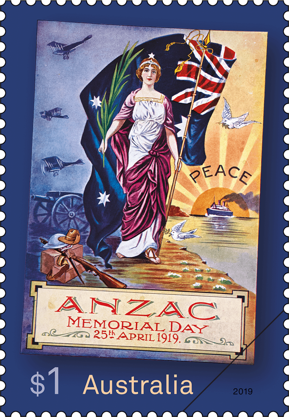 $1 - Anzac Memorial Day 1919