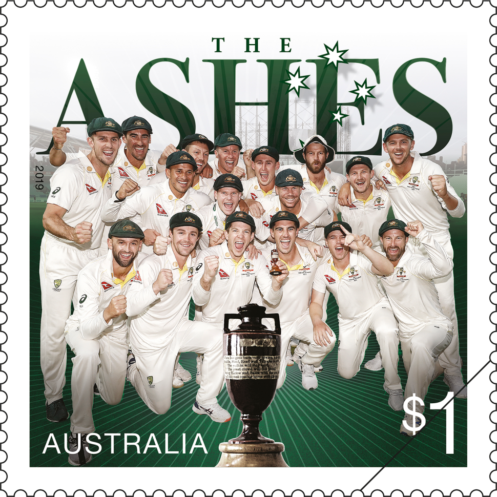 Ashes 2019 stamp