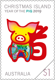 Christmas Stamps For 2019 Christmas Island Year of the Pig 2019 Australia Post Christmas Stamps For 2019 Christmas Island Year of the Pig 2019 Australia Post