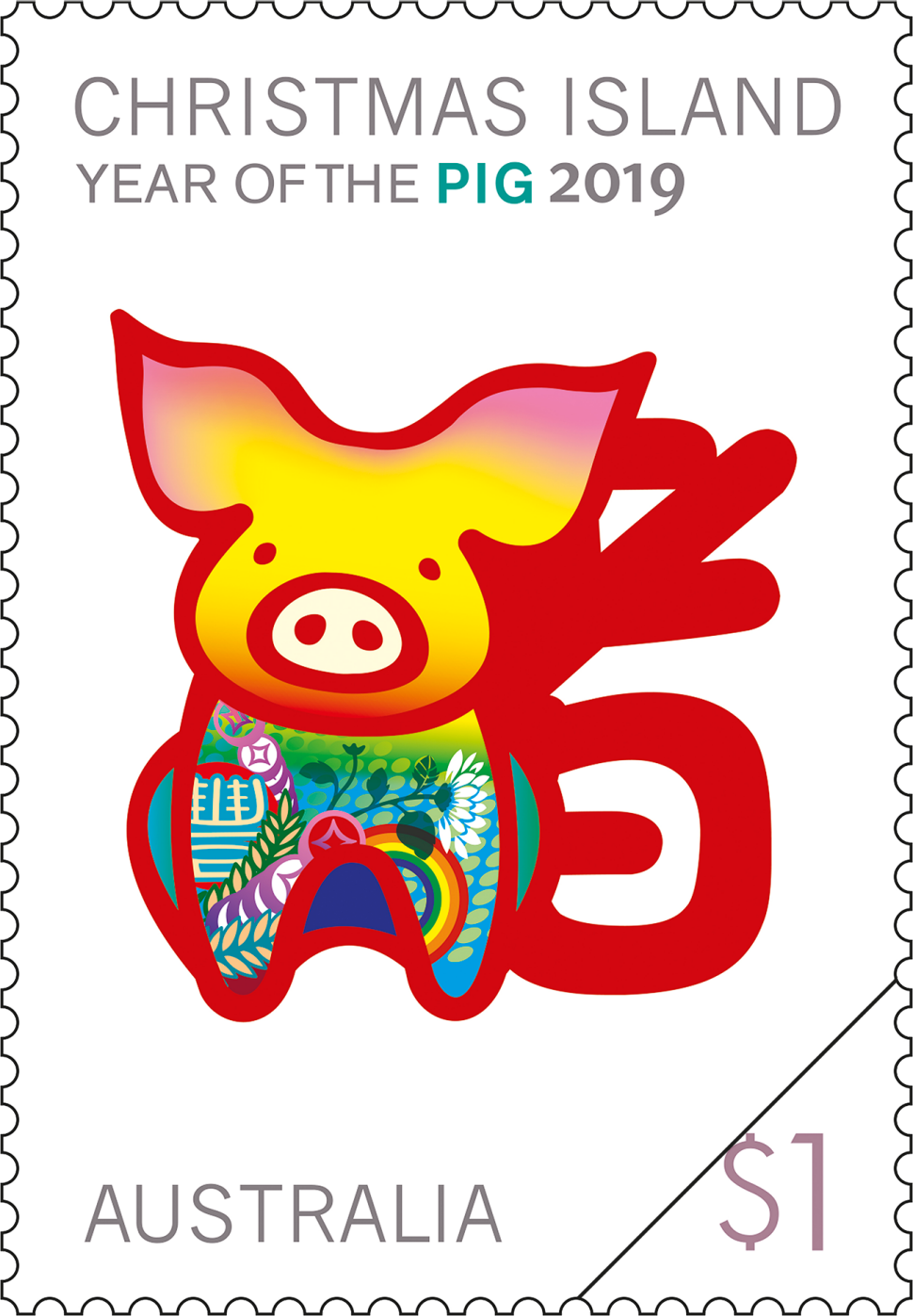 Christmas Island Year of the Pig 2019