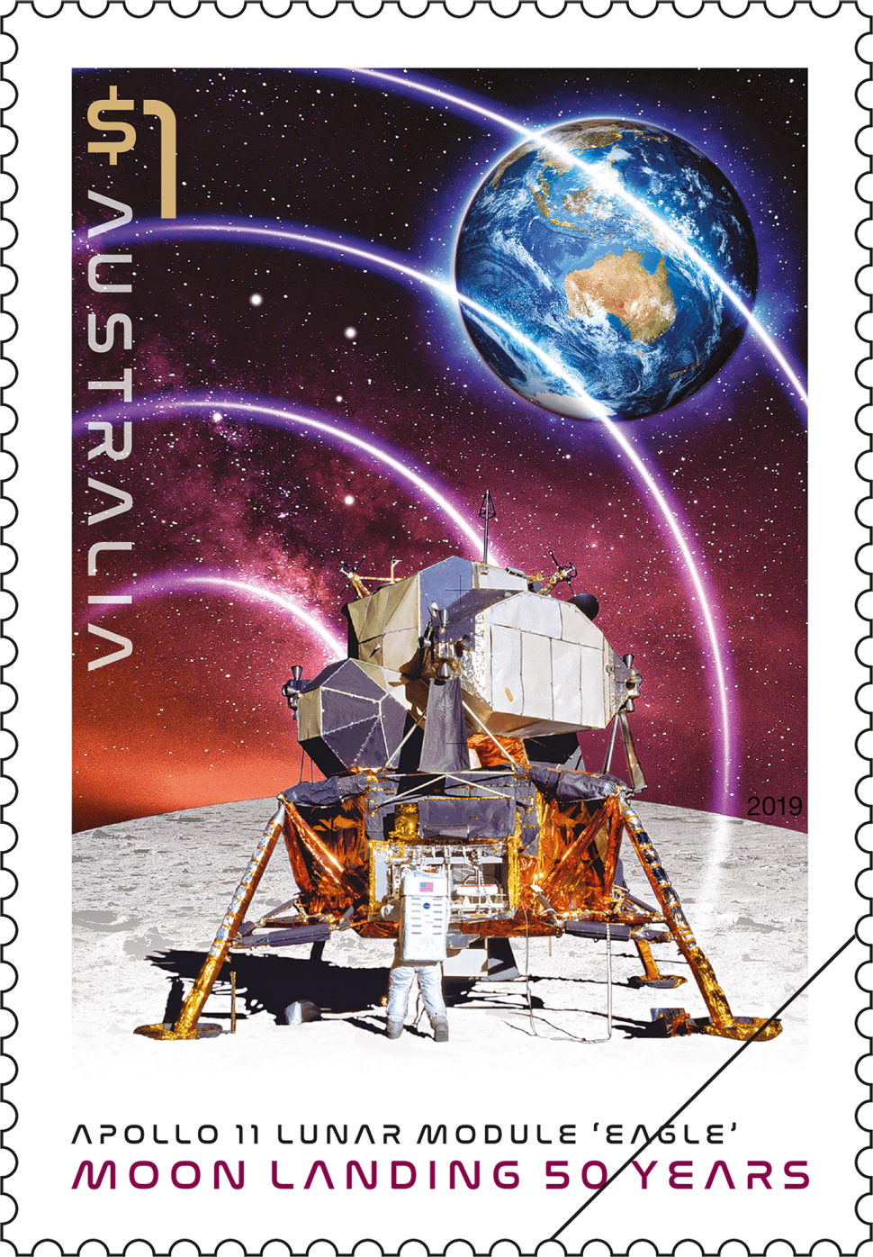 Apollo 11, Lunar Module 'Eagle' stamp