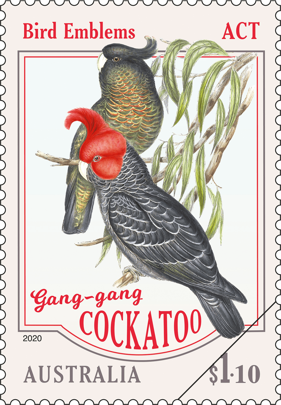 $1.10 - Gang-gang Cockatoo