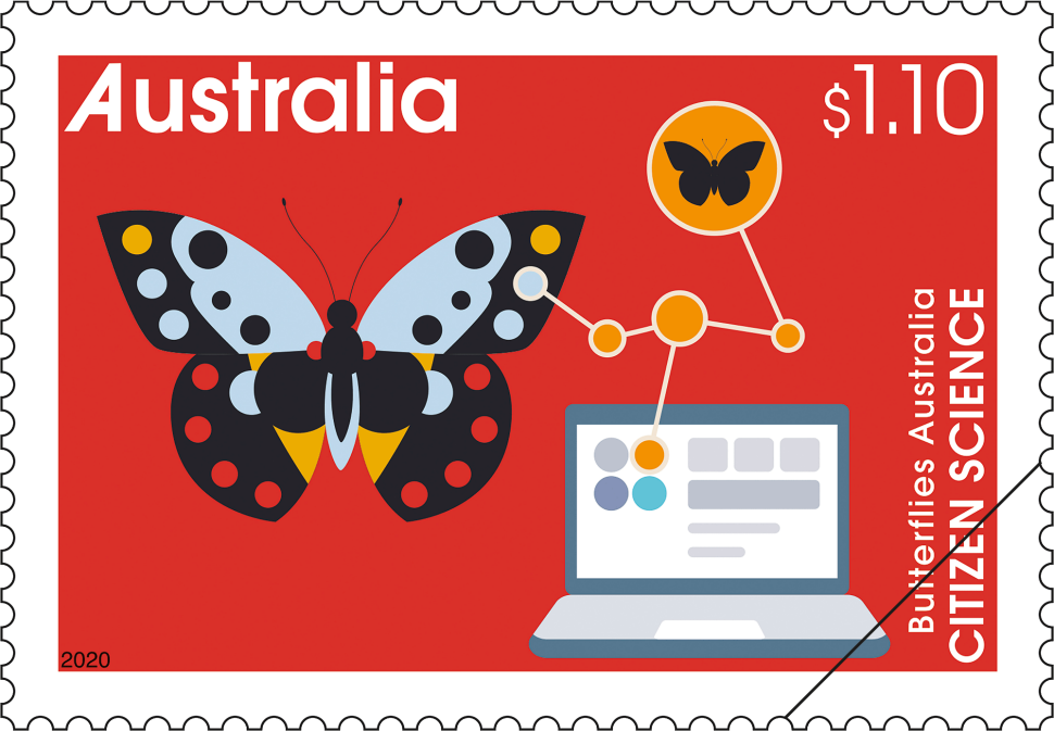 $1.10 Butterflies Australia